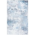 thumbnail image 2 of SAFAVIEH Santa Monica Norbert Abstract Polyester Area Rug, Ivory/Blue, 4' x 6', 2 of 13