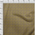 thumbnail image 3 of oneOone Viscose Jersey Dark Mustard Fabric Kalamkari Quilting Supplies Print Sewing Fabric By The Yard 60 Inch Wide, 3 of 5