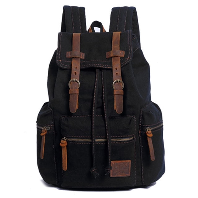 Mochila AUGUR Lona Vintage 18L de gran capacidad para hombre