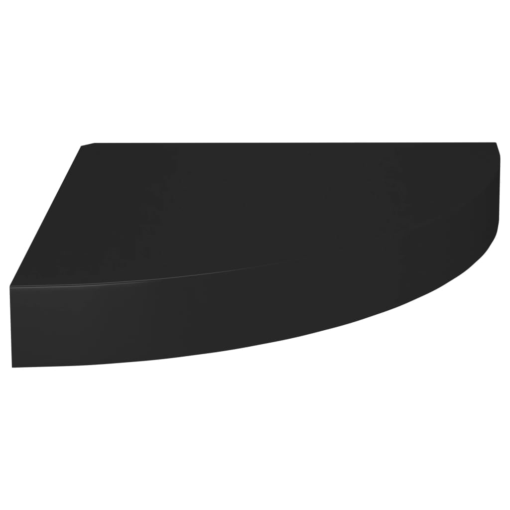 vidaXL Floating Corner Shelf Oak 9.8"x9.8"x1.5" MDF