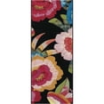thumbnail image 5 of Unique Loom Outdoor Botanical Collection Area Rug - Floralis (2' x 5' 1" Runner Multi/Black), 5 of 9