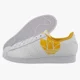 thumbnail image 1 of NWT Adi - das mens Superstar Casual Sneakers Size 12 White/White/Active Gold, 1 of 6