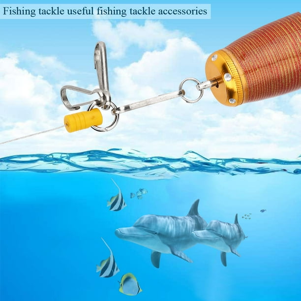 WALFRONT Portable Fishing Reel Keychain Key Ring with Retractable Steel  Wire Belt Clip Lock Buckle, Keychain, Fishing Reel Key Ring 
