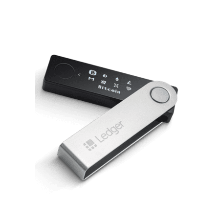 Ledger - Nano X Crypto Hardware Wallet - Bluetooth - Onyx Black