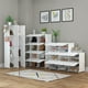 thumbnail image 3 of HOMIDEC Zapatero, gabinete de almacenamiento de zapatos de 8 niveles, 32 pares de estantes de plástico para zapatos, organizador para armario, pasillo, dormitorio, entrada, 3 of 5