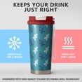 thumbnail image 5 of Christmas 18oz Double Drinking Coffee Mug – Vacuum Insulated Stainless Steel Travel Cup with Leakproof Lid, 316 Steel Thermos Tumbler for Hot & Cold Beverages, 5 of 7