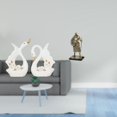 thumbnail image 2 of Estatuas de cisnes,Estatua de cisne de cerámica Escultura de mesa de cisne Elegante,Figura de cisne de porcelana Figura de cisne Decoración de escritorio,Figura de escritorio,Estatua de, 2 of 8