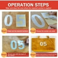 thumbnail image 4 of GHSDFBB Reflective Mailbox Numbers, Waterproof Mailbox Numbers Stickers Large 3 Inch Self Adhesive 50 Pcs 0-9 Vinyl Number for Signs, Door, Cars, Trucks, Home, Business, Address Number, 4 of 7