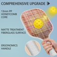 thumbnail image 4 of Pickleball Paddles Set Of 1, Fiberglass Surface, Denim Jean Print, 1 Paddle, 2 Balls & Bag, 4 of 5