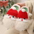 thumbnail image 2 of Fuzzy Slippers For Women Christmas Deer Closed Toe Flat Bottom Warm Slippers Warm Cozy Winter House Slippers Bedroom Indoor House Shoes, 2 of 6