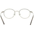 thumbnail image 4 of Flexon Men's Eyeglasses Edison 600 710 Light Gold Full Rim Optical Frame 47mm, 4 of 5