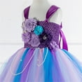 thumbnail image 2 of Mermaid Jupe Tutu de Costume Serre-Tête pour Filles Robe en Tulle Taille Haute pour Fête, 2 of 5