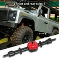 thumbnail image 2 of RC Car Front & Rear Complete Axle for MN D90 D91 D96 D99S MN90 MN96 MN99 MN99S 1/12 RC Car Upgrade Parts,Black, 2 of 8