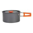 thumbnail image 3 of figatia Camping Pot Easy to Clean Compact Portable Cookware for Travel Fishing Beach 19.5cmx19.5cmx11.5cm, 3 of 8