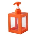 thumbnail image 5 of Naierhg Pressed Lotion Bottles Square Shower Gel Dispensing Bottles Soapshower Gel Empty Storage Bottle for Bathroom Hotels, 5 of 8