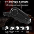 thumbnail image 4 of Motorcycle Bluetooth Helmet Intercom Universal Pairing Waterproof Interphone Headset with CNC Noise Reduction Function B, 4 of 4