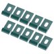 thumbnail image 3 of Clips de base de metal, 10 clips de base, gancho, clips de base de invernadero, clips de base plateados, diseño a prueba de futuro, 3 of 8