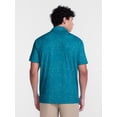 thumbnail image 3 of Birdie Bound Splatter Print Golf Polo Shirt, Men's Sizes XS-4XLT, 3 of 5
