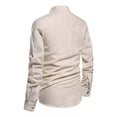 thumbnail image 4 of Camisa Cuello Mao Manta Hombre Casual Slim Fit Manga Larga, 4 of 4