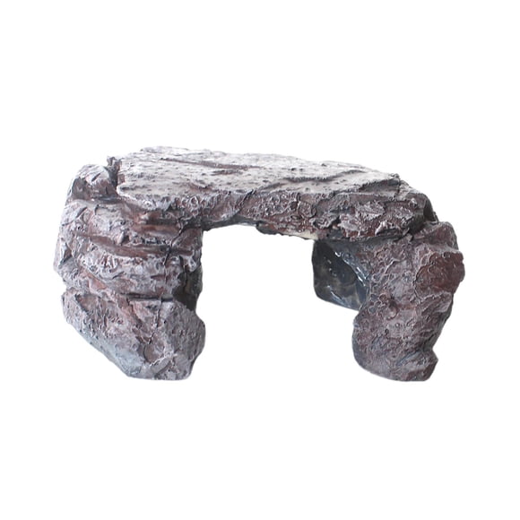 Decoración para acuarios, escondite para reptiles, juego, descanso, fondo, cueva, accesorios para pecera, tortugas, camarones, estanques de jardín.