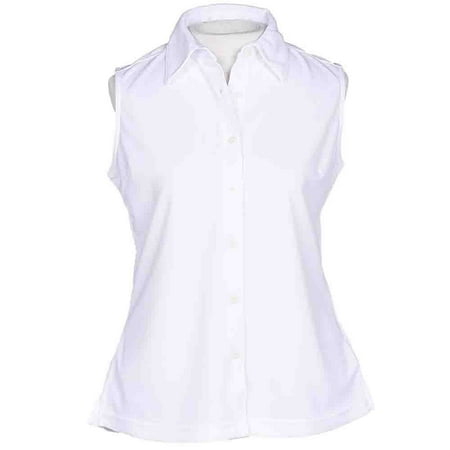 Page & Tuttle Womens Cool Swing Sleeveless Polo Casual Tops