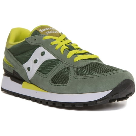 

Saucony Shadow Original Vintage Men s Lace Up Suede Mesh Sneakers In Green Size 8