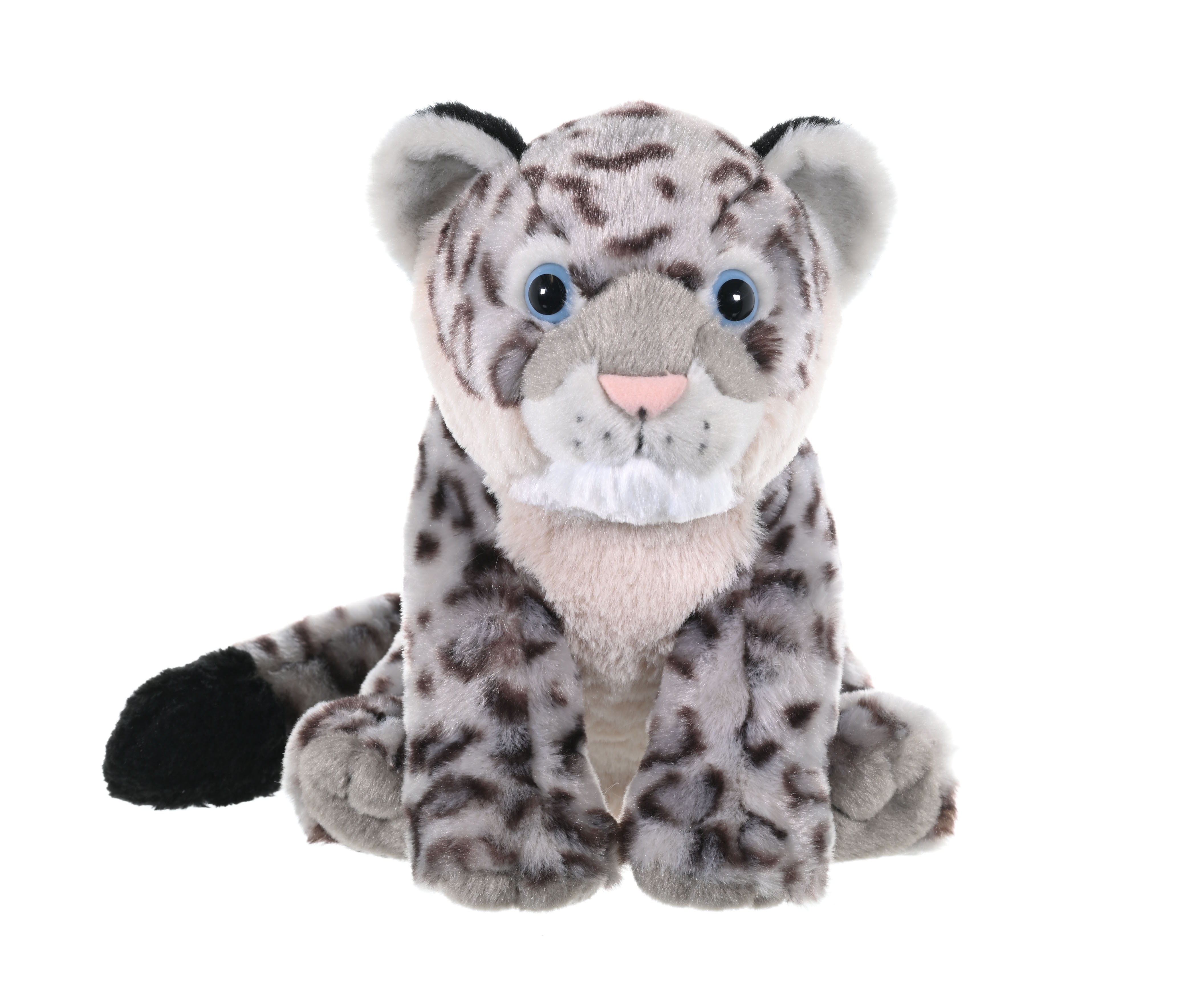Wild Republic Snow Leopard, Cuddlekins, Stuffed Animal, 12 Inches, Gift for Kids, Plush Toy, Fill is Spun Recycled Water Bottles