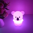 thumbnail image 4 of Koala Night Light Lámpara De Noche Multifunción Sleep Light Con Control Remoto Recargable Por Usb Iluminación Colorida Para Habitación De Bebé Dormitorio Sala De Estar matsuzay HA014376-00, 4 of 6