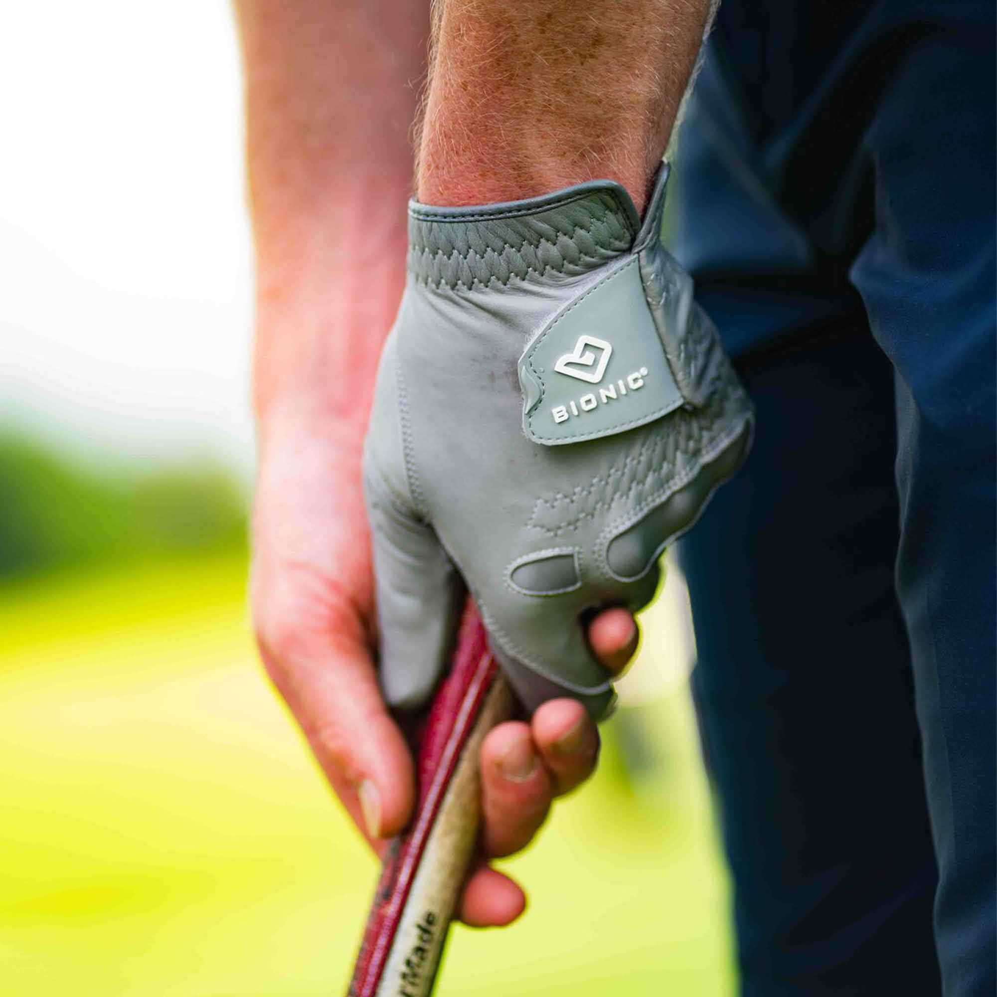 Bionic Gloves Men's StableGrip 2.0 Golf - Right - Gray - 3XLarge
