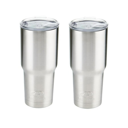 - Mossy Oak 2 Pack 30-Ounce Double Wall Stainless Steel Tumblers