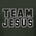 thumbnail image 5 of Wild Bobby Varsity Team Jesus Inspirational/Christian Men Graphic Tank Top, Forest Green, 3X-Large, 5 of 5