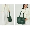 thumbnail image 4 of CoCopeaunt Chic Grid Puffer Down Quilted Tote Bag for Women Lady Trendy Large Shoulder Bag Top Handle Bag, 4 of 7