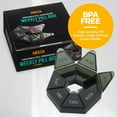 thumbnail image 3 of MEDca Weekly Pill Organizer - 4 Pack 7-Day Portable Case, 3 of 9