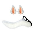 thumbnail image 1 of 3PCS Halloween Costume Props Artificial Fur Cosplay Prop Fox Ear and Tail Set, 1 of 8