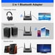 thumbnail image 3 of Transmisor Receptor de Audio Bluetooth 5,0 LYD Aptx LL HD Inalámbrico 80m SPDIF AUX 3,5mm, 3 of 9