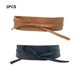 thumbnail image 4 of Guardurnaity 2 unids/set cintura elegante para vestidos de mujer añadir elegancia a los trajes vestido de mujer cintura elegante Accesorios de disfraces negro + camello, 4 of 6