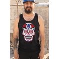thumbnail image 4 of Buffalo Sugar Skull Men's Tank Top  Fantasy League Football Fan Tailgating, 4 of 7
