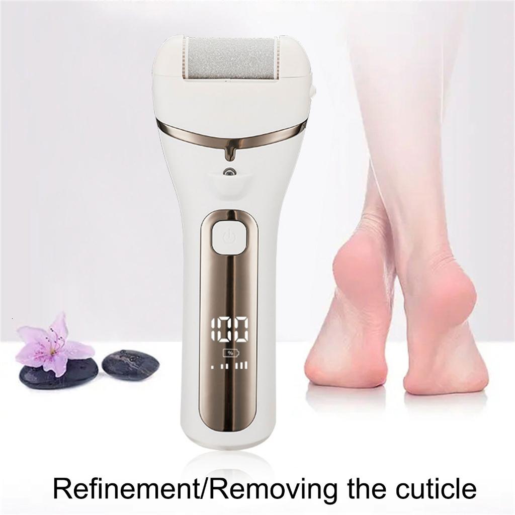 LED Power Display Foot Sander Adjustable Speeds Rechargeable Operation
