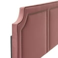 thumbnail image 2 of Cynthia Performance Velvet King or California King Headboard Dusty Rose, 2 of 7