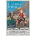 thumbnail image 2 of W.B. King 18x24 Gold Ornate Framed and Double Matted Museum Art Print Titled - Lest They Perish Campaign for $30,000,000 - American Committee for Relief in the Near East-Armenia-Greece-Syria, 2 of 4