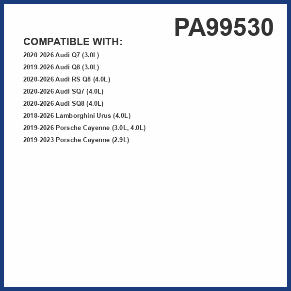 PG Engine Air Filter PA99530 | Fits 2019-2025 Porsche Cayenne, 2020-2025 Audi Q7, 2019-2025 Q8, 2020-2025 SQ8, SQ7, RS Q8, 2018-2022 Lamborghini Urus