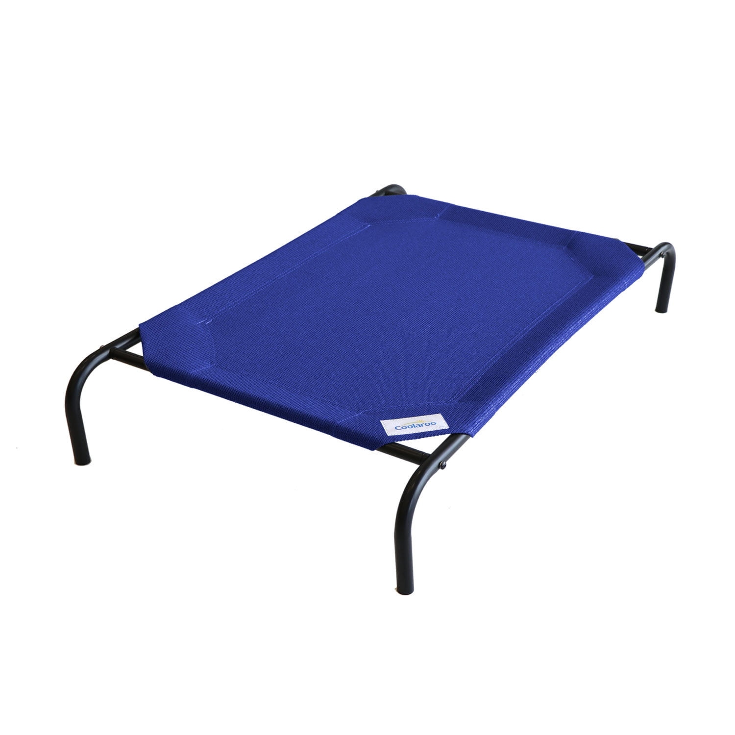 The Original Coolaroo Elevated Pet Dog Bed for Indoors & Outdoors, Large, Aquatic Blue