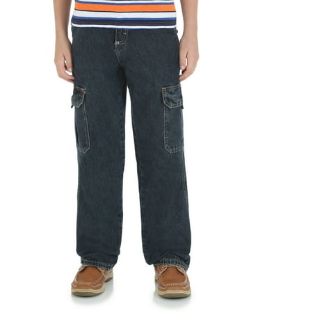 Brown Corduroy Boys Overalls - Husky Boys' Classic Cargo Jean