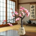 thumbnail image 6 of Chinese Wintersweet Resin Ornament for Home Decor - Desktop Decoration for Living Room, Study, Wine Cabinet, Bedroom in Red, Pink, White, 6 of 6