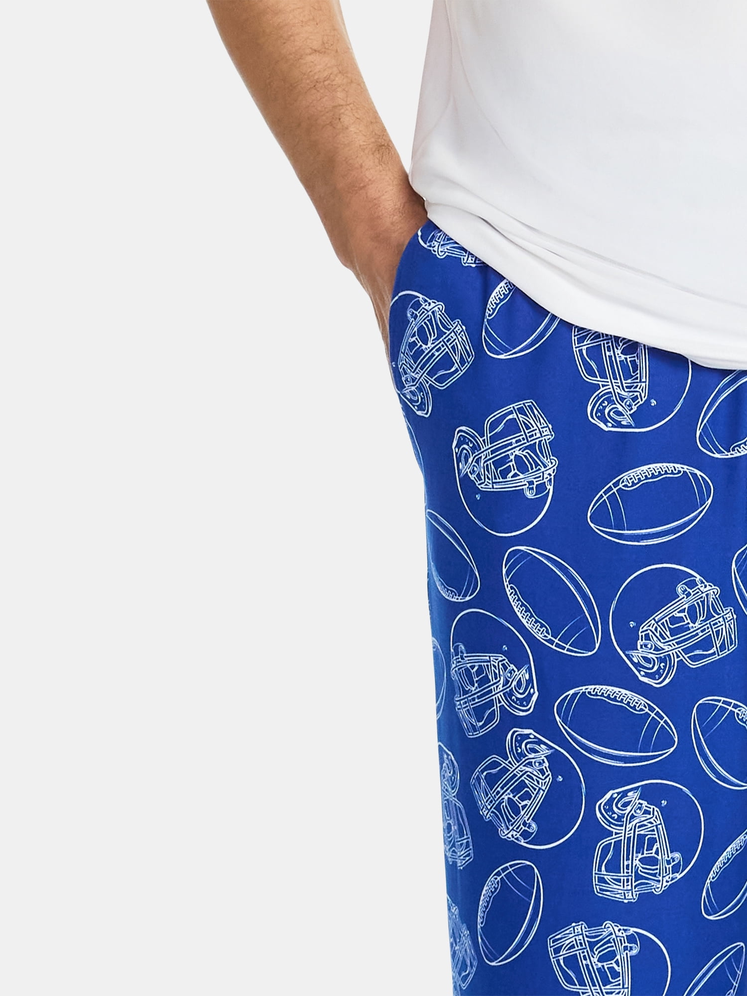 Fox + Badger Men's Short Sleeve Top and Pajama Pants Sleep Set, 2-Piece, Sizes S-XXL