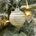 thumbnail image 4 of Christmas Ornaments Champagne Xmas Balls - Pack of 12 Luxury Christmas Tree Decorations Shatterproof - Satin Glitter Xmas Bulbs Set, 2.36 inch 60mm, 4 of 4