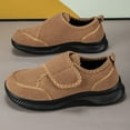 thumbnail image 4 of Dakaela Mens Orthopedic Slip on Shoes Comfy Warm Winter House Slippers Diabetic Indoor Outdoor Walking Shoes Brown 9.5, 4 of 6