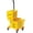 Yellow, variant on Commercial Mop Bucket with Wheels, 26 Quart Capacity, Durable Yellow Design