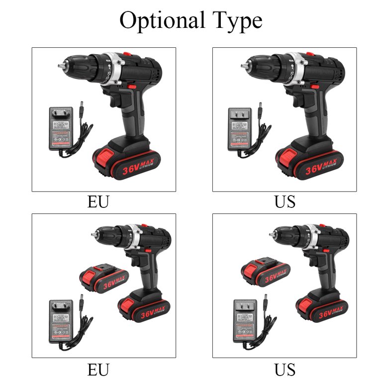 Hot Selling Professional Electric Impact Cordless Drill with One Battery  36vf Household Lithium Power Mini Hand Tool Set Machine - China Cordless  Drill, Battery Operated Drill Machine