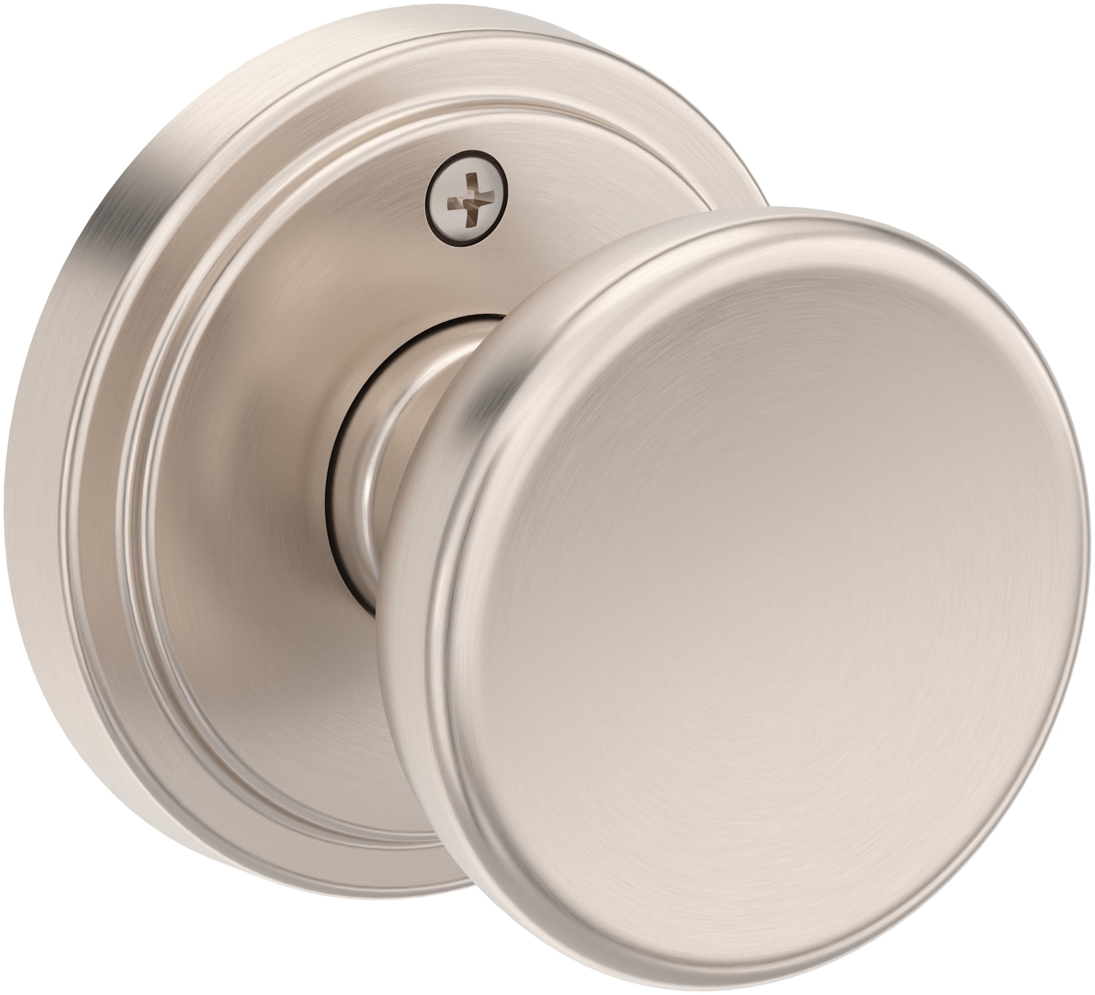 Baldwin PSSOLSRR055 Solvang Passage Door Knob Set - Nickel